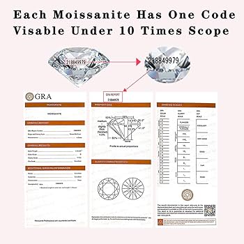 LOT 10Pcs Moissanite Gemstones White D Color Mixed Carats | 75.00£ with FREE Delivery