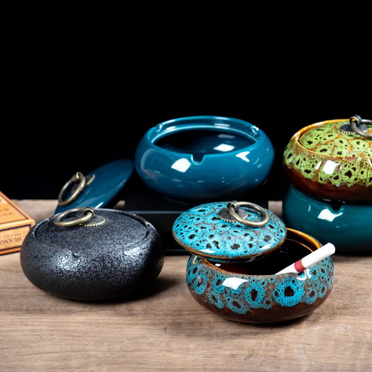 Ceramic Ashtray Storage Home Nordic Decor