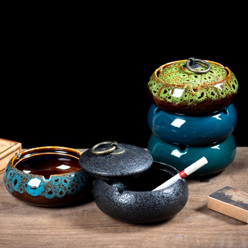 Ceramic Ashtray Storage Home Nordic Decor