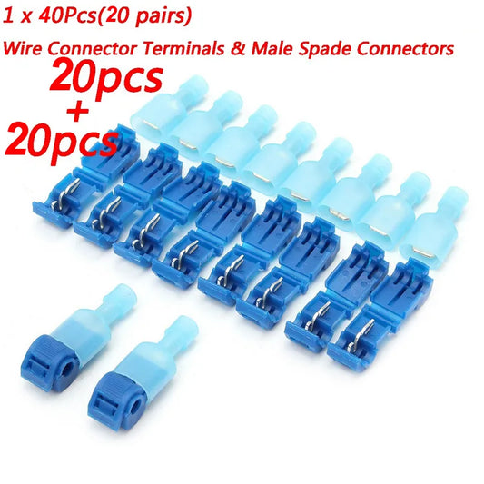 Quick Electrical Cable Wire Connectors Snap Splice