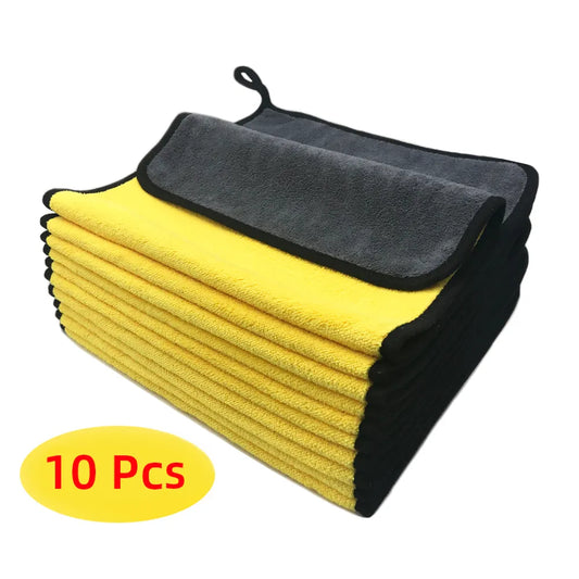 Car Microfiber Wash Towel Cleaning Drying Towel Reusable