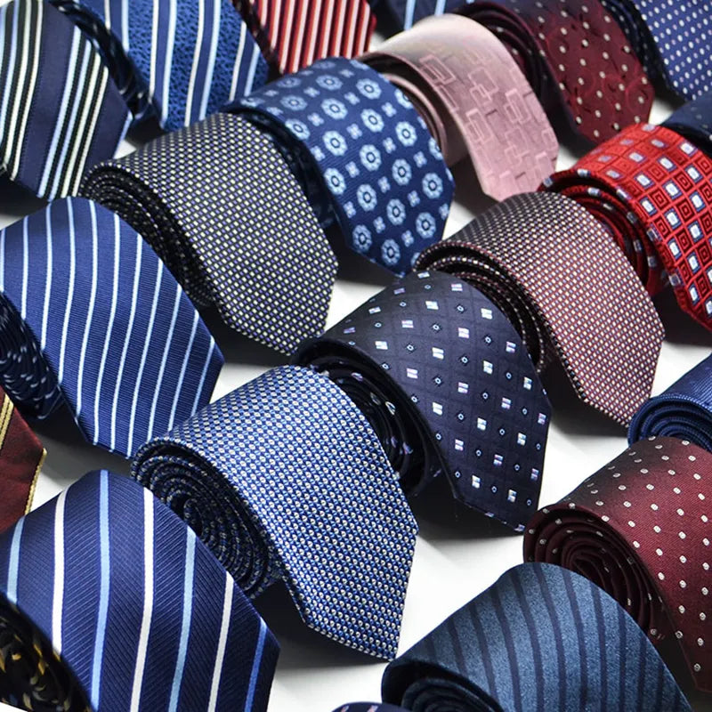 Men Silk Tie 7.5cm Neckties 100% Silk