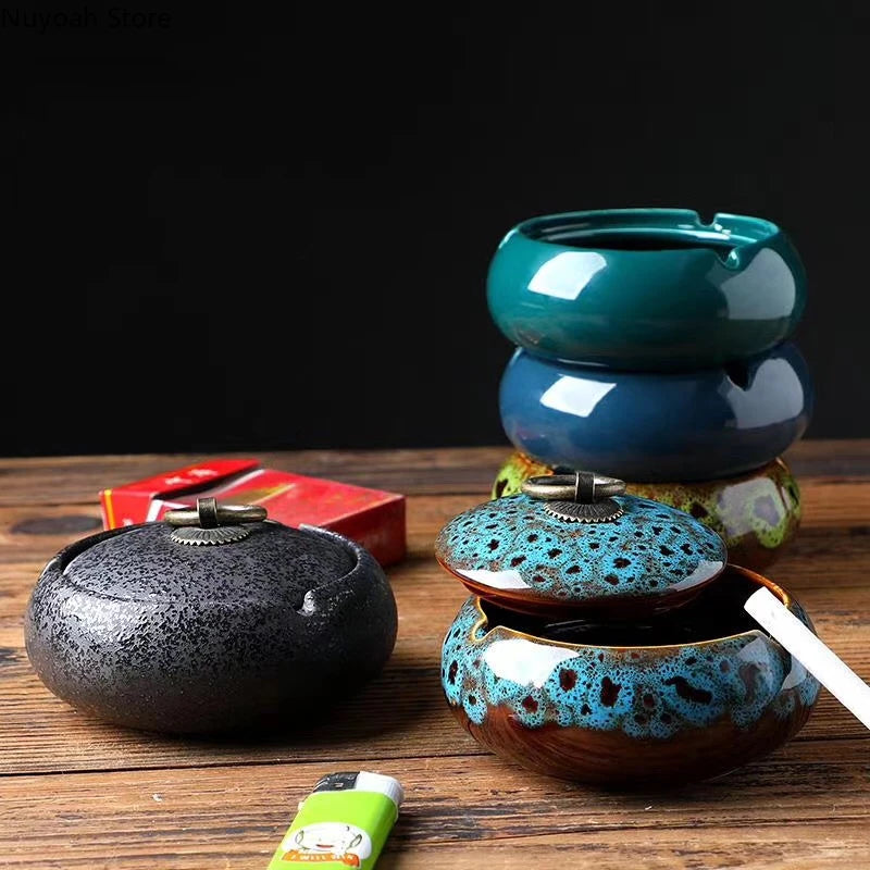 Ceramic Ashtray Storage Home Nordic Decor