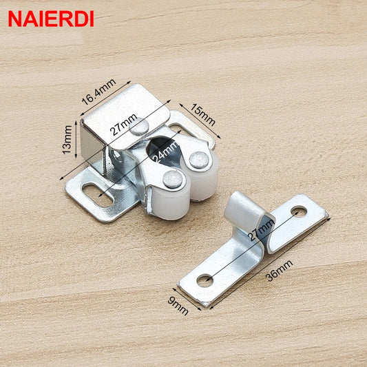 Catches Door Stop Closer For Wardrobe Furniture 5Pcs