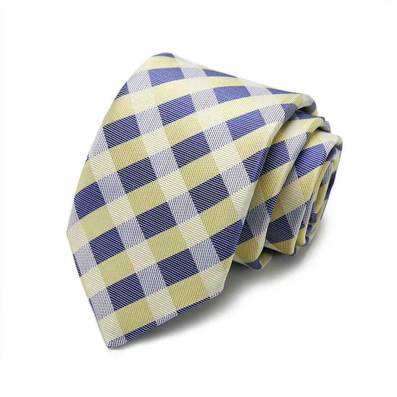 Men Silk Tie 7.5cm Neckties 100% Silk