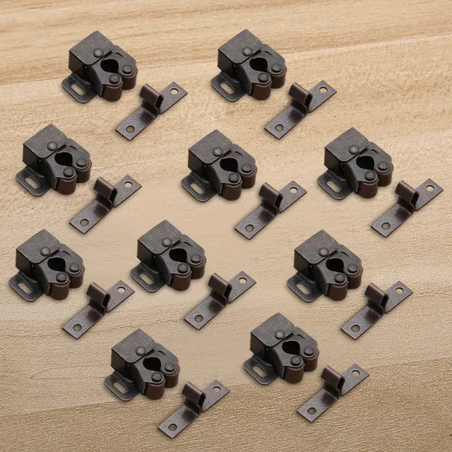 Catches Door Stop Closer For Wardrobe Furniture 5Pcs