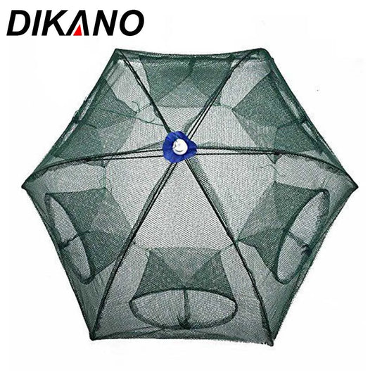 Foldable Fishing Net Trap Mesh Nylon Crab Shrimp