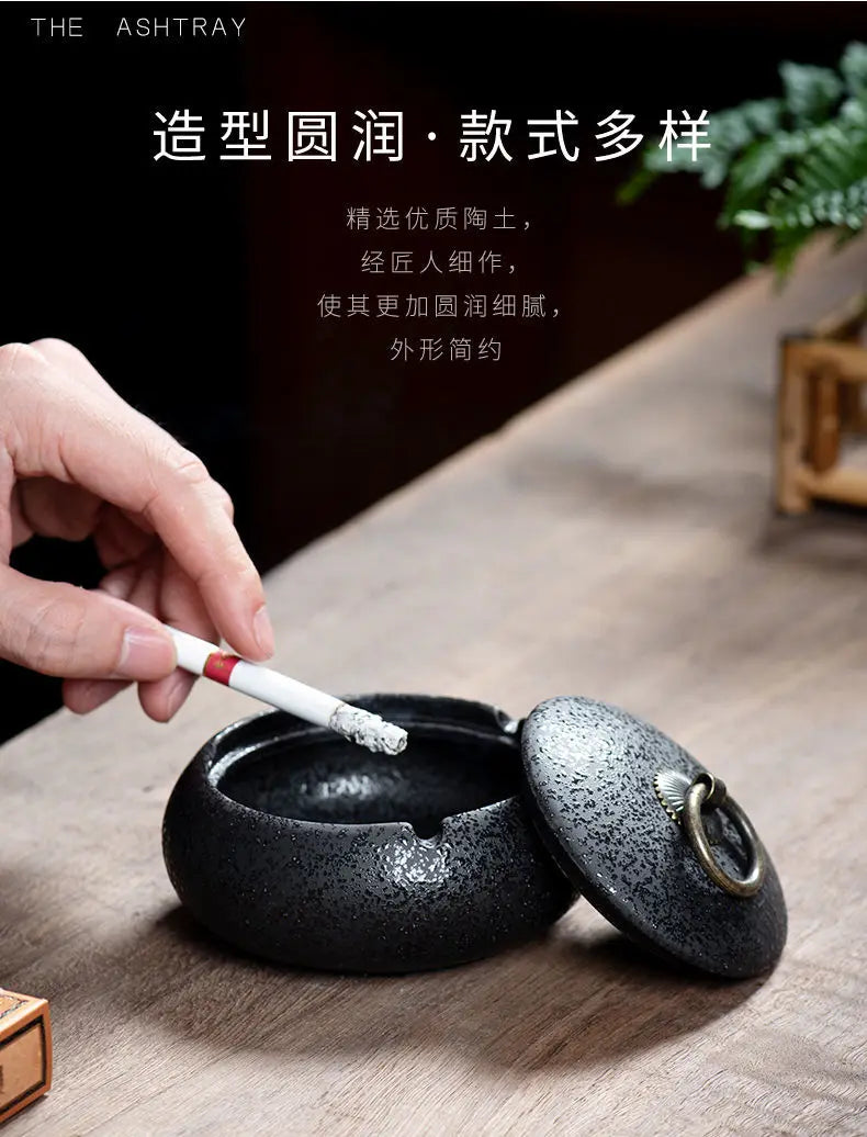 Ceramic Ashtray Storage Home Nordic Decor
