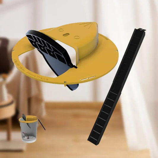 Smart Mouse Rat Trap Plastic Mousetrap Flip Bucket Door Reusable