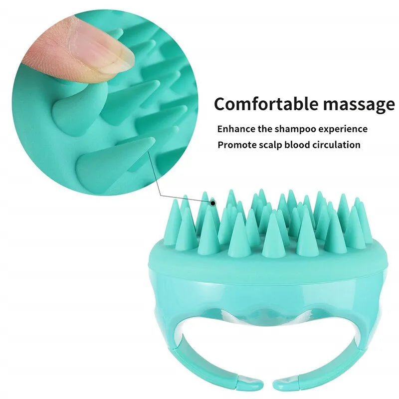 Deep Cleanse with Our Scalp Massager Shampoo Brush