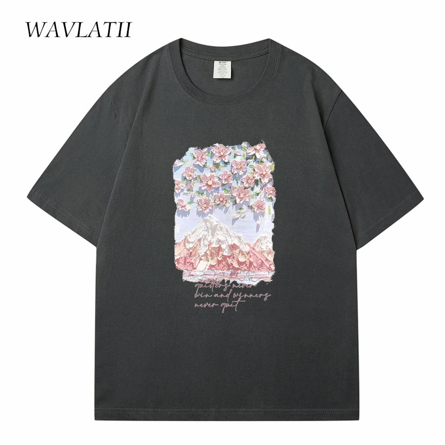 Women T-shirts Streetwear Casual Short Sleeve