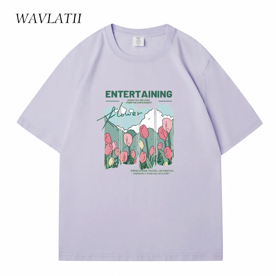 Women T-shirts Streetwear Short Sleeve Tops
