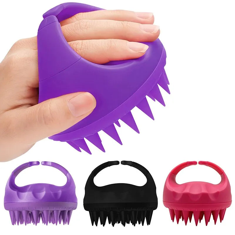 Deep Cleanse with Our Scalp Massager Shampoo Brush