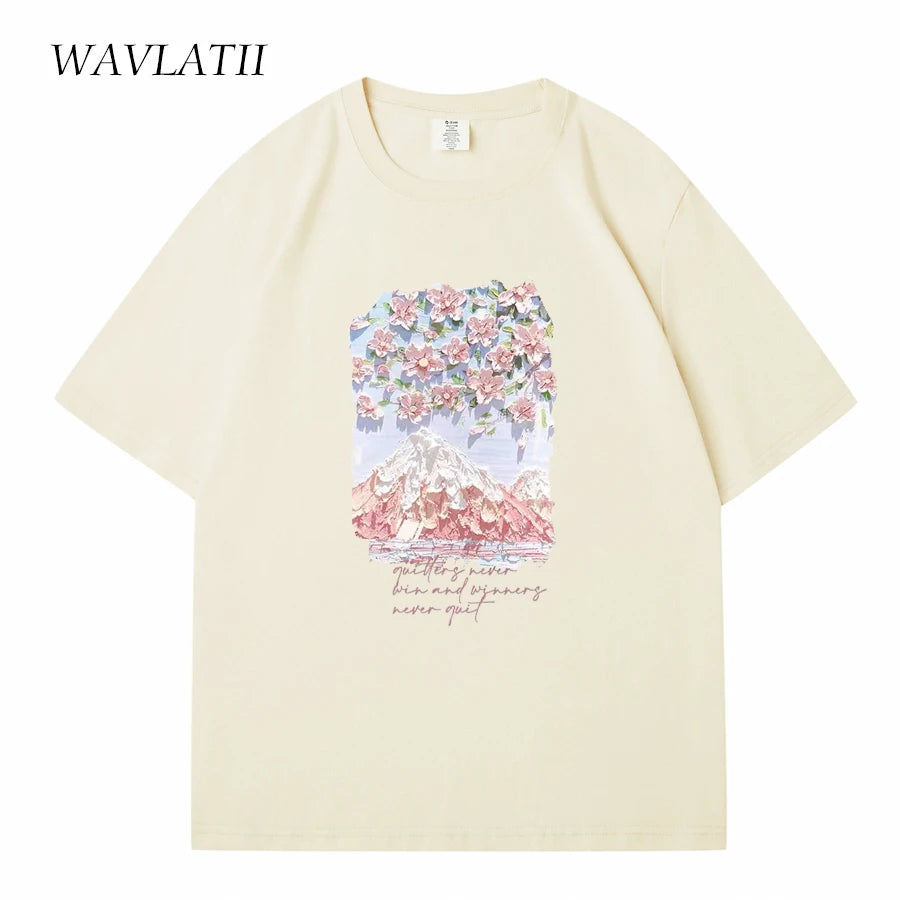 Women T-shirts Streetwear Casual Short Sleeve