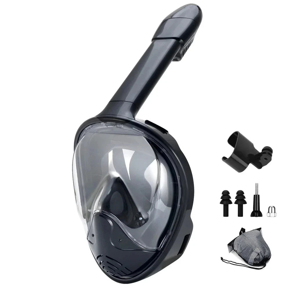KIDS Underwater Snorkeling Full Face Swimming Mask Set Scuba Diving