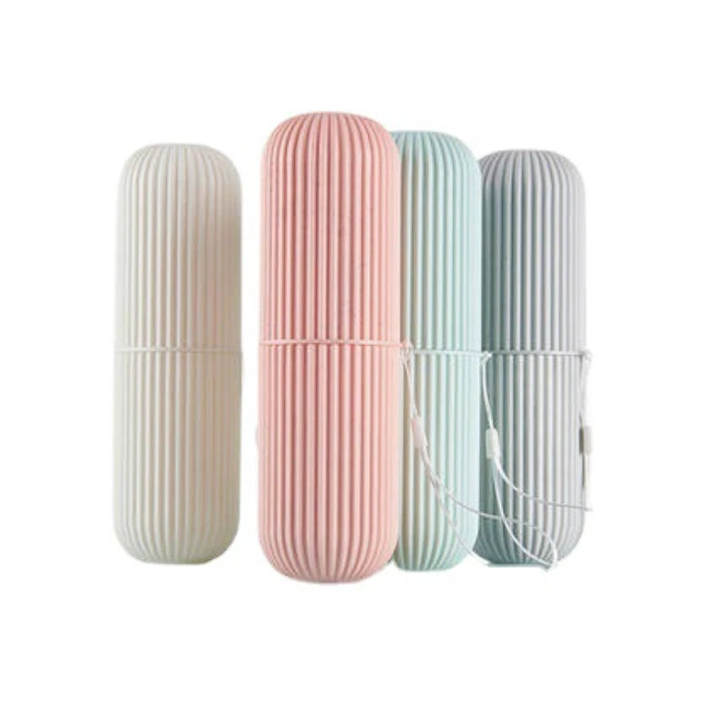 Travel Portable Toothbrush Cup Bathroom Toothpaste Holder
