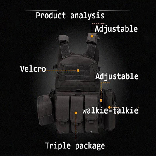 Tactical Army Vest Combination Training Multi-function
