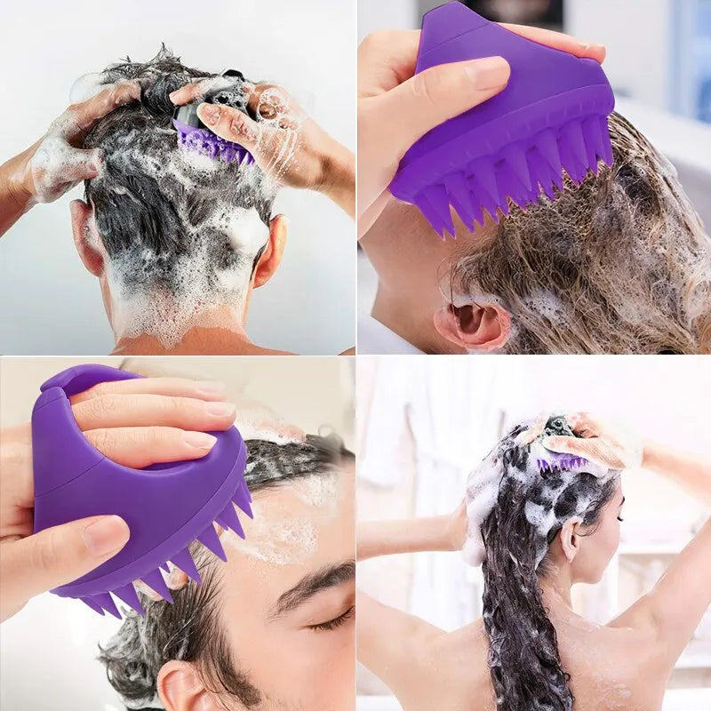 Deep Cleanse with Our Scalp Massager Shampoo Brush
