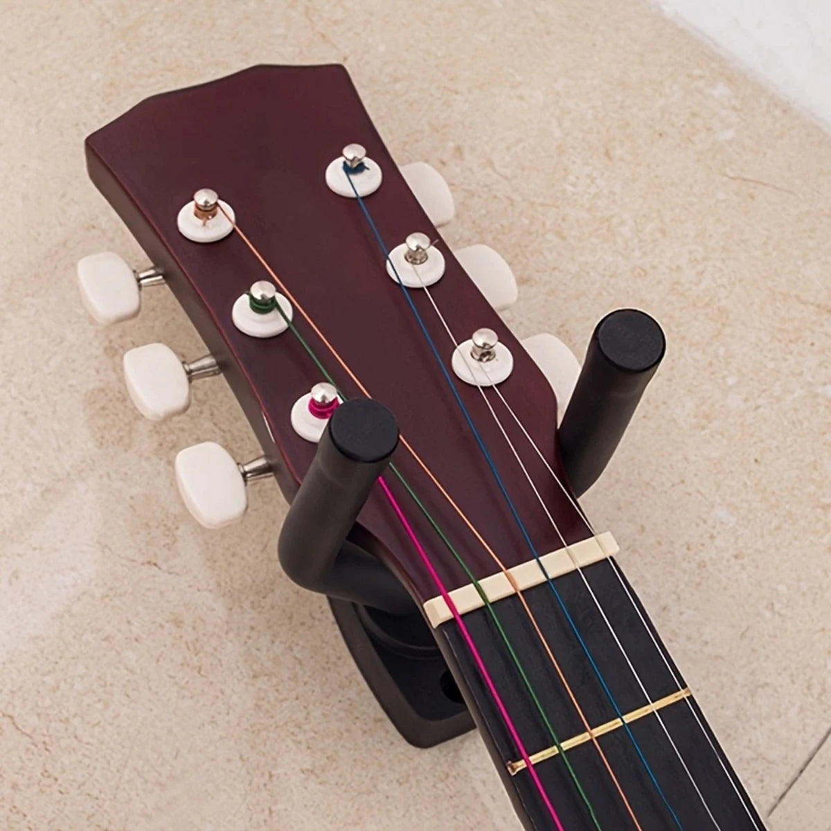 3PCS Versatile Guitar Wall Mount Hanger Electric/Classical/Folk Guitars Bass Guitars