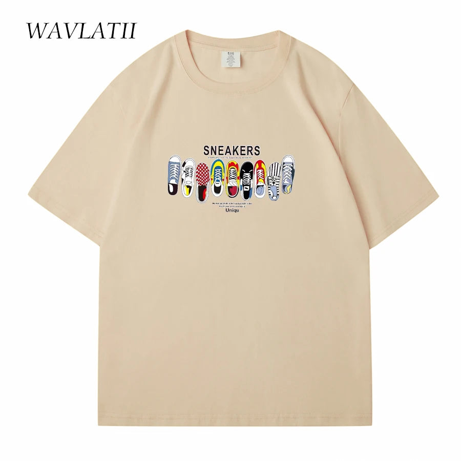 Women T-shirts Casual Tops Relaxed Fit