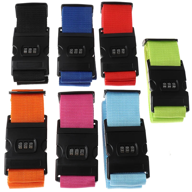 1Pc Travel Luggage Suitcase Secure Lock Nylon Belt