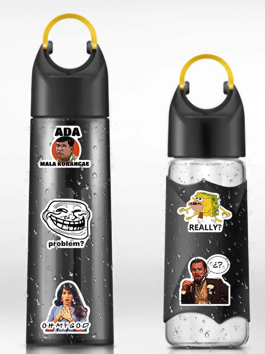 100pcs Funny Meme Stickers For Laptop Guitar