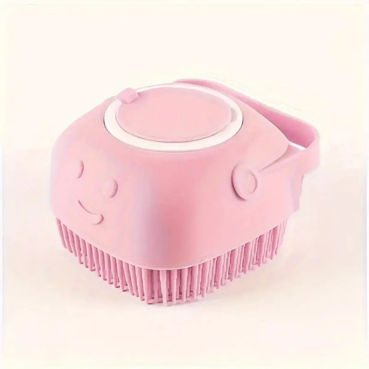 Soft Silicone Dog Bath Brush Massage Shampoo Dispenser