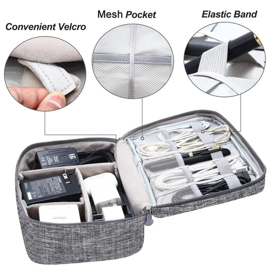 Travel Bag USB Gadget Organizer Cosmetic Storage