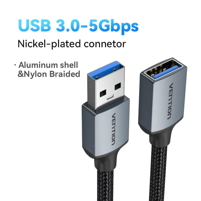 High-Speed USB 30 Extension Cable for PC & Smart TV