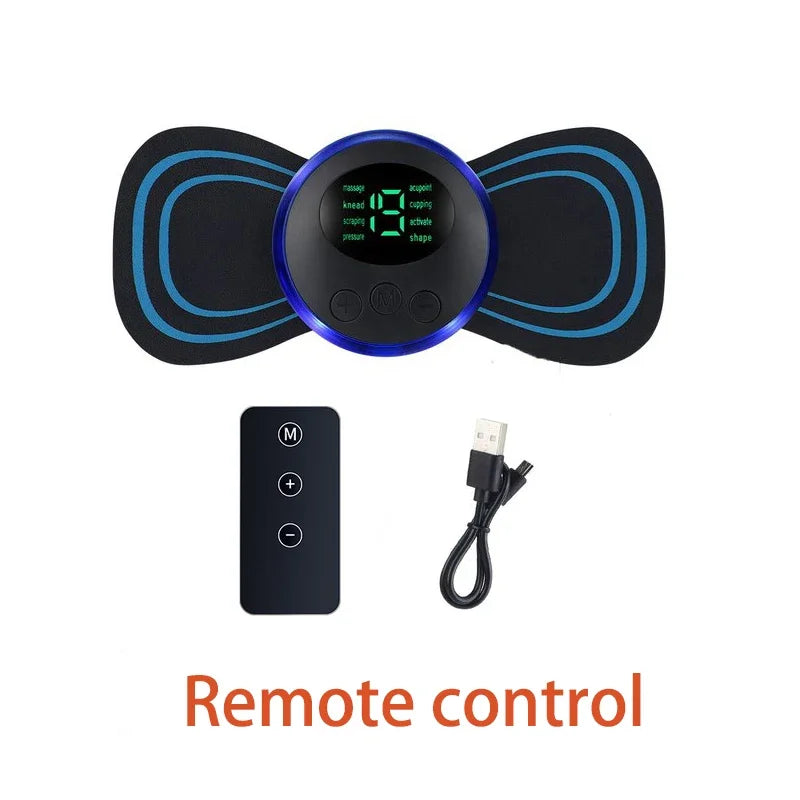 Neck Massager SET LCD Display EMS Electric Cervical Massage 3X
