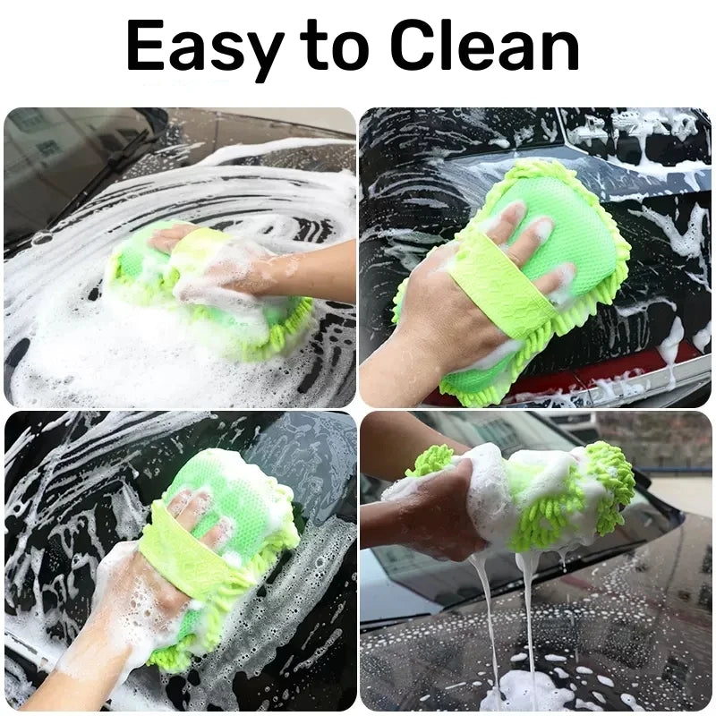 Microfiber Car Washer Sponge Cleaning Premium Quality