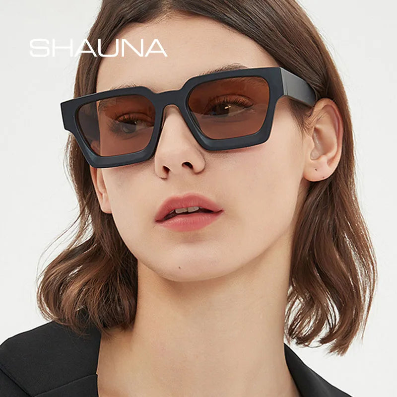 Square Sunglasses Retro Tinted Shades UV400
