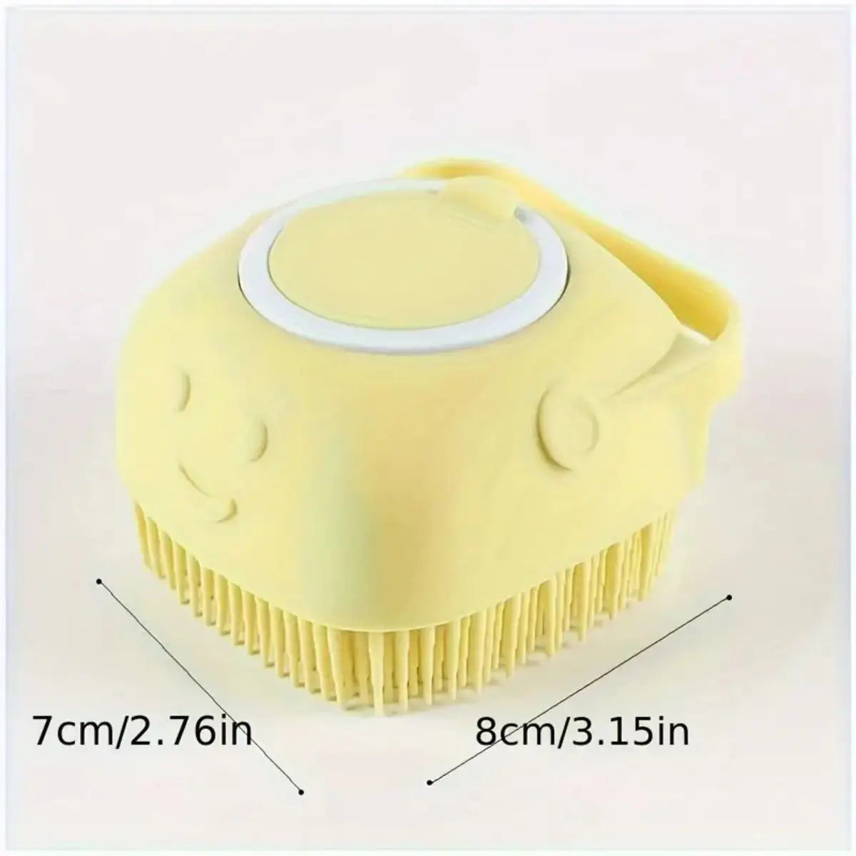 Soft Silicone Dog Bath Brush Massage Shampoo Dispenser