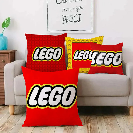 Lego Pillow Covers Sofa Decor Home Plush Cute Cushion Cover