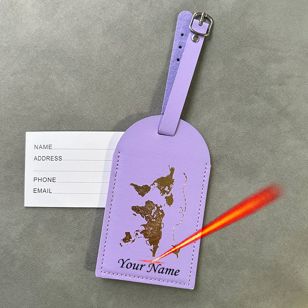 Personalised Passport Cover with Names Engraved