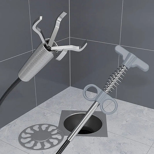 Sewer Pipe Unblocker Snake Spring Pipe Dredging