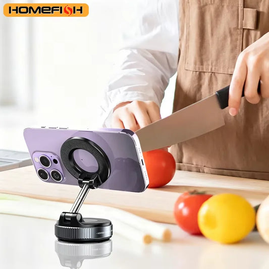 HOMEFISH K007 Magnetic Phone Holder|Three-axis Rotation For Free Adjustment|A Convenient Choice For Multiple Scenarios.