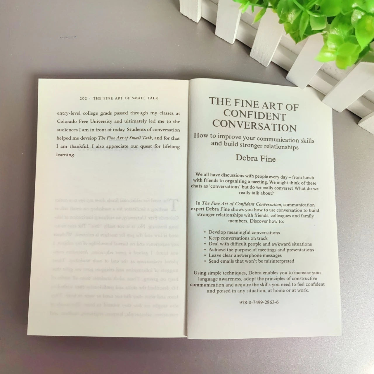 The Fine Art of Small Talk By Debra F. English Book