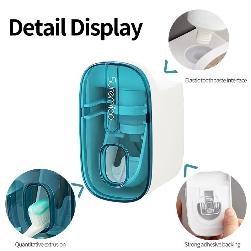 Wall-Mount Toothpaste Dispenser: Simplify Your Routine