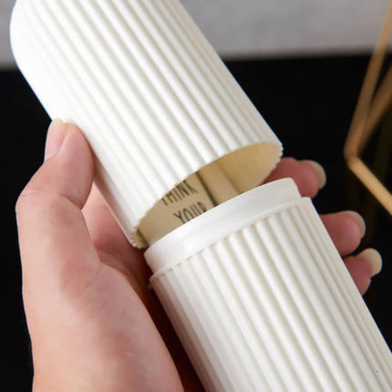 Travel Portable Toothbrush Cup Bathroom Toothpaste Holder