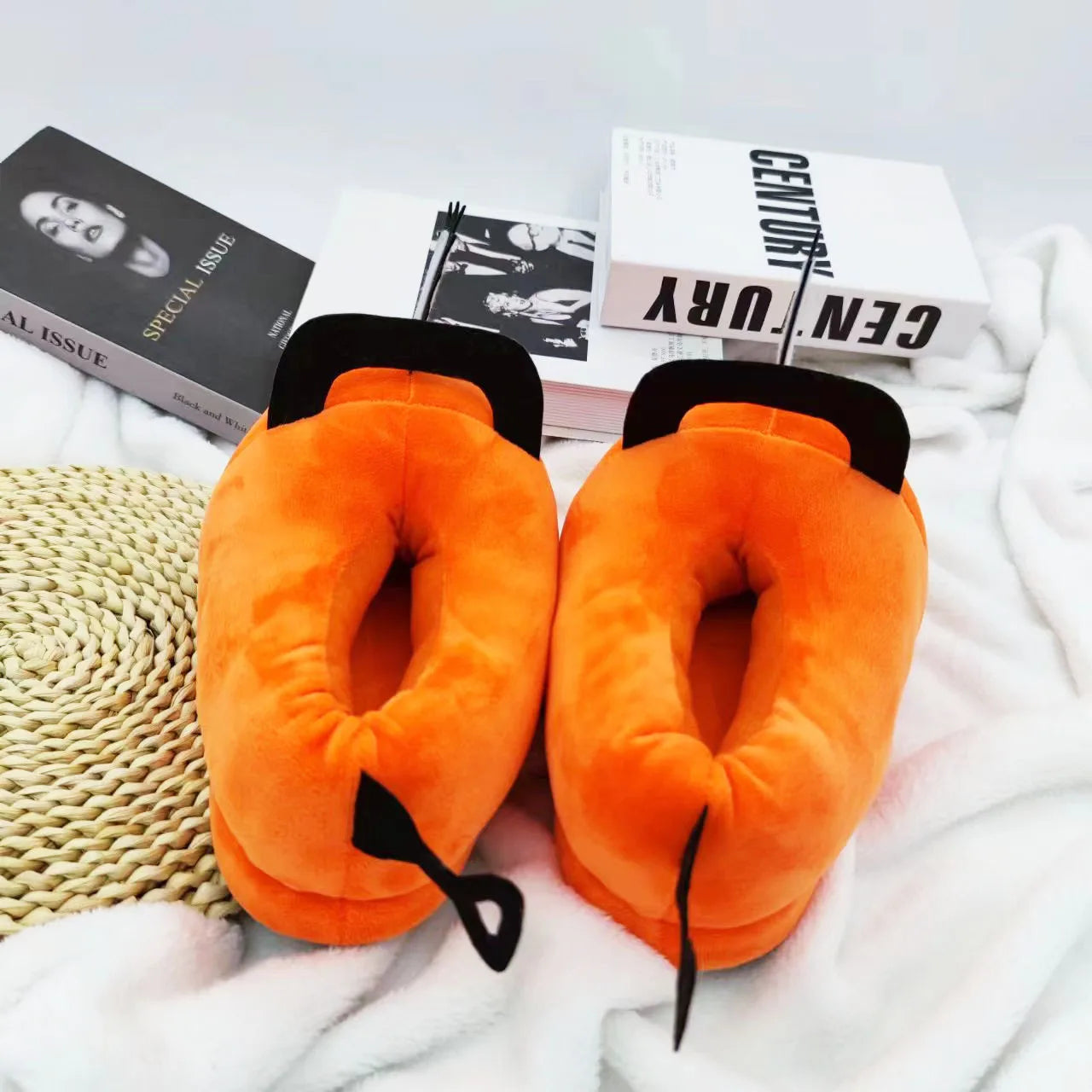 Japanese Anime Slippers Cosplay Kawaii Puppy Halloween Party Costumes Prop Xmas Bedroom Shoes Home Decor One Size