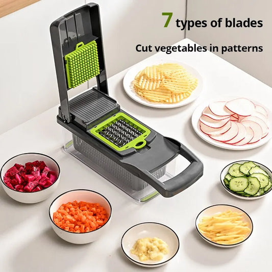 12 in 1 Multifunctional Vegetable Slicer Cutter Shredders Slicer