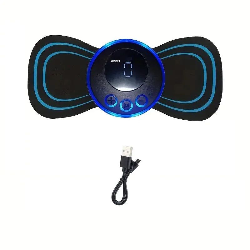 Neck Massager SET LCD Display EMS Electric Cervical Massage 3X