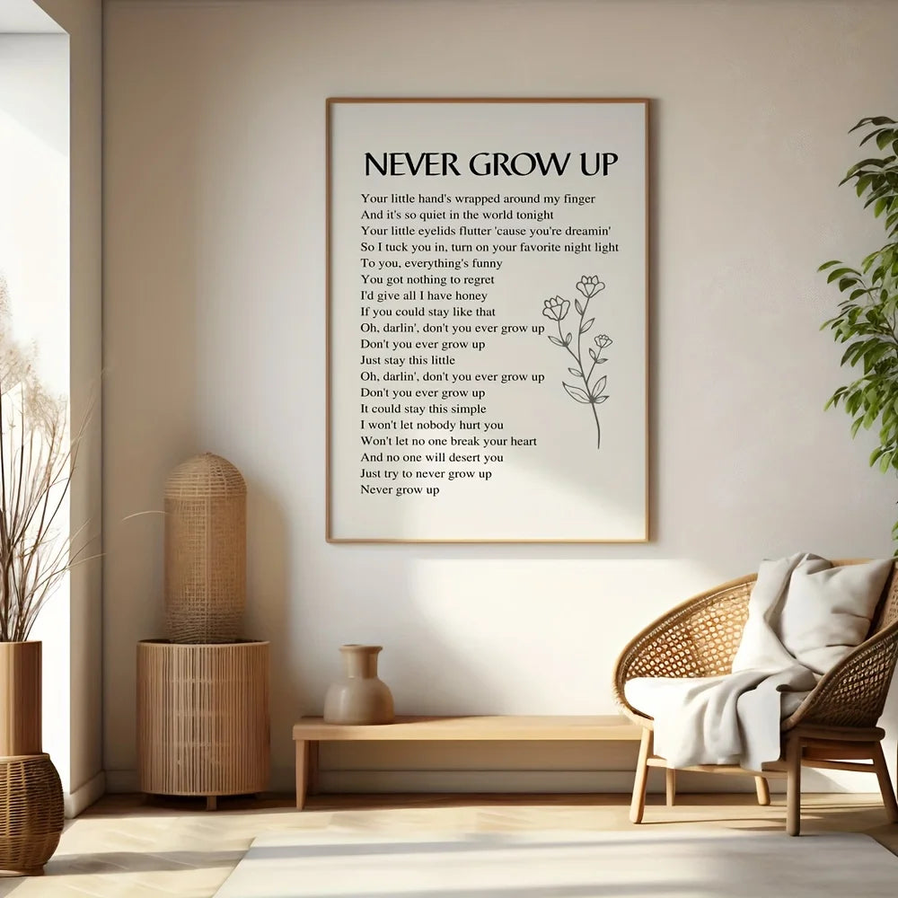 COOL PEOPLE LIVE HERE Text Poster Decor Canvas Home Decor
