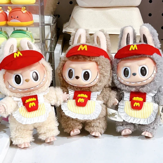 Labubu 17cm Doll Apron: Trendy Outfit Accessories 2025