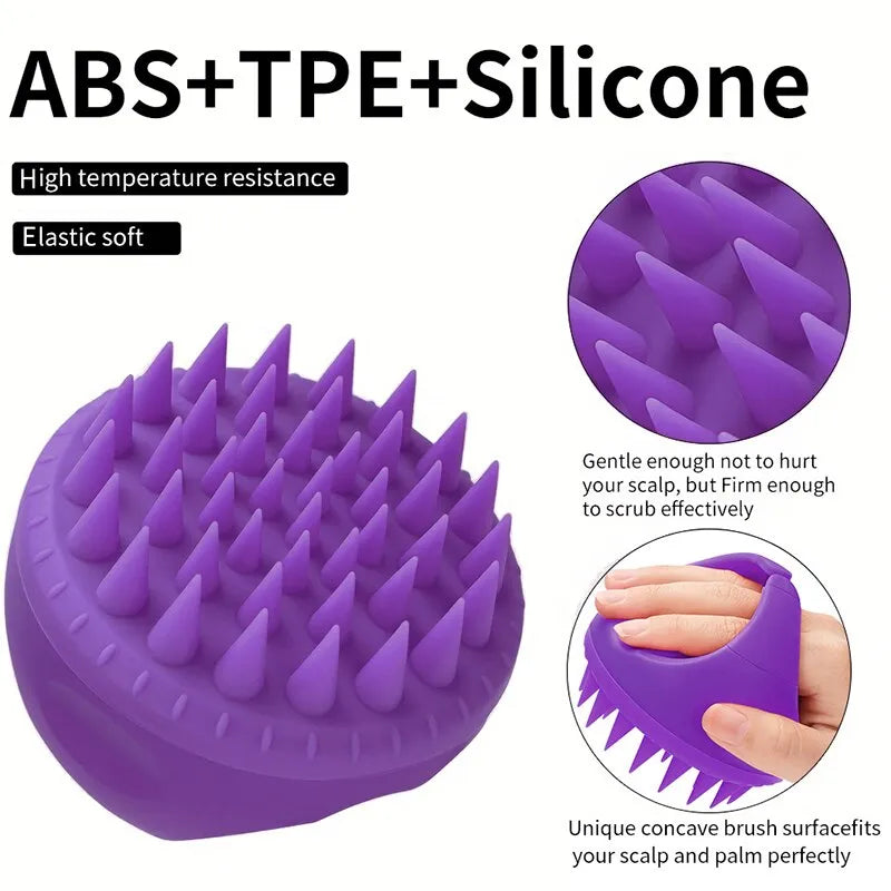 Deep Cleanse with Our Scalp Massager Shampoo Brush