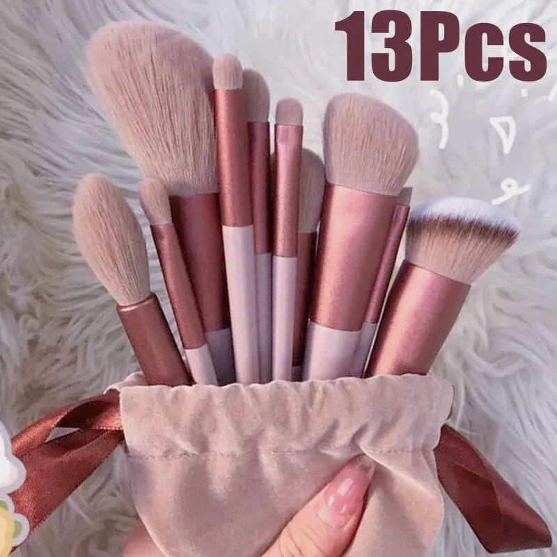 13 PCS Makeup Brushes Set Cosmetic Brush Eyeshadow