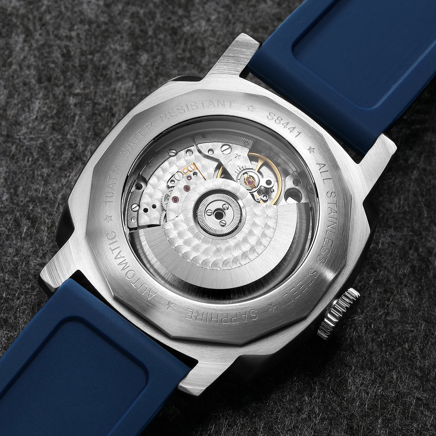 SEAKOSS GMT Diving Automatic Seagull 316L Super Luminous Calendar 10Bar