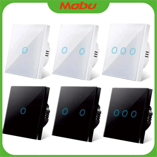 Touch Switch LED Panel Wall Lamp Light Switch AC100-240V