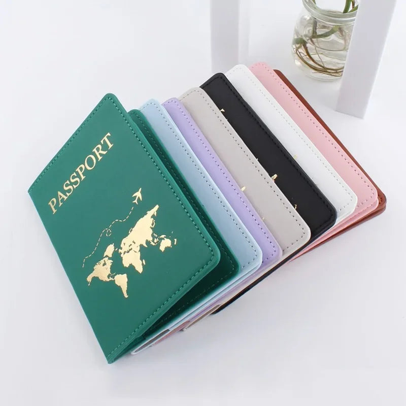 Passport Cover World Thin Slim Travel Passport Holder Wallet
